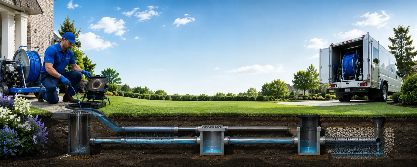 Outdoor drain cleaning information for Potosi, WI